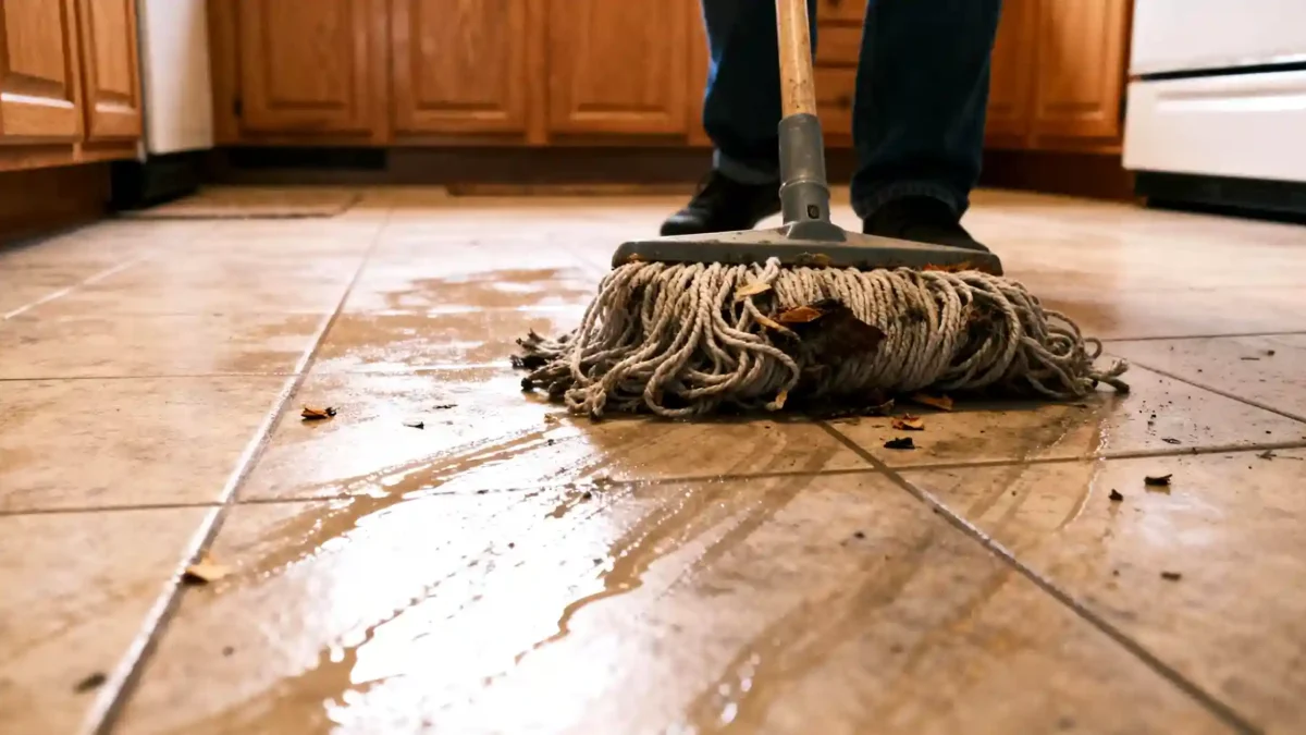 Perché il pavimento resta appiccicoso dopo aver passato il mocio – gli errori da evitare per una pulizia davvero efficace