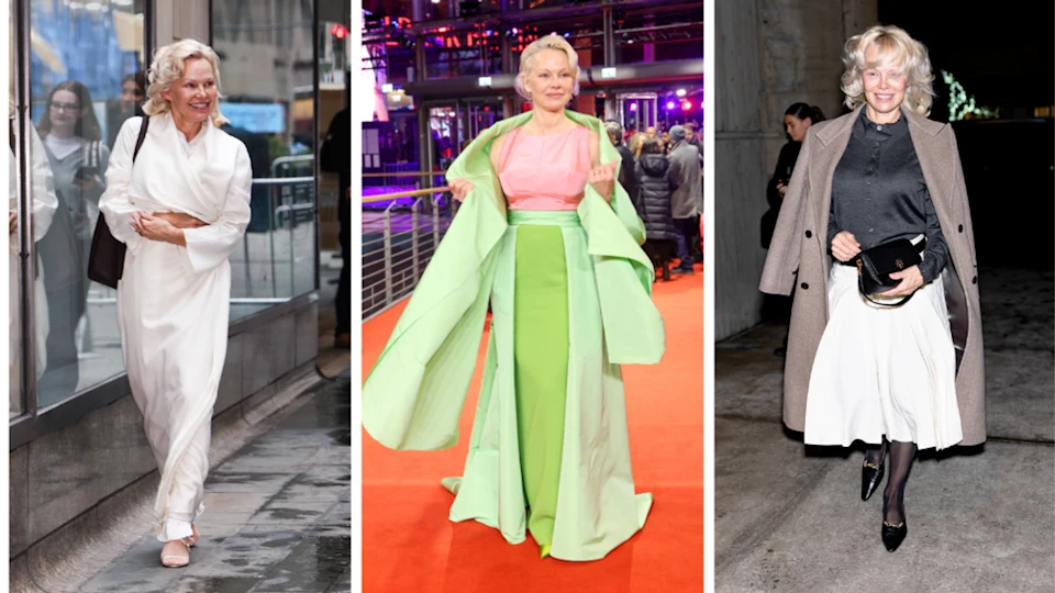 Pamela Anderson incanta la Berlinale: lo stile glow-up pastello che conquista tutti
