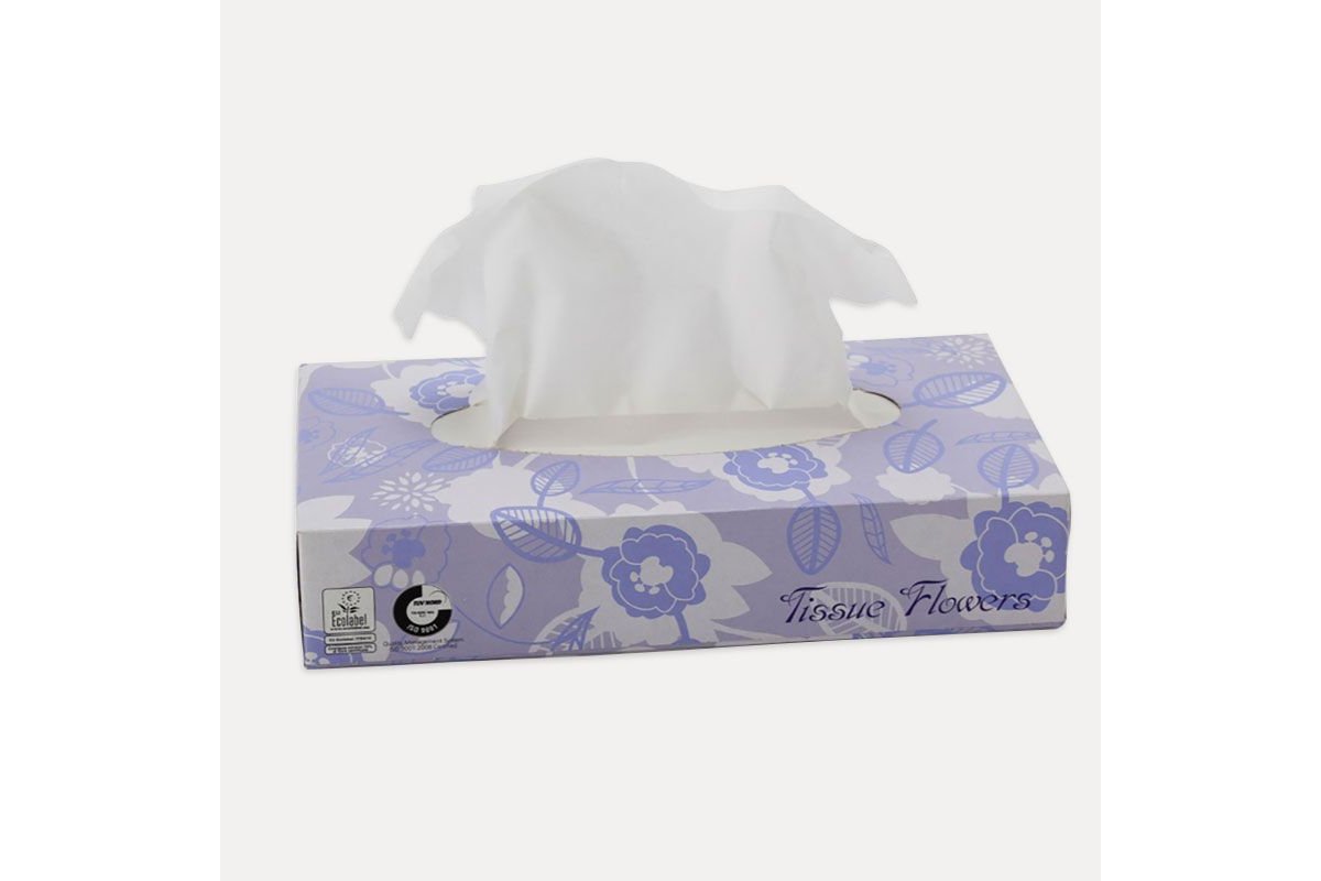 Fazzoletti di carta trasformati in lampada creativa e luminosa.