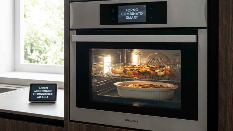 Un elettrodomestico innovativo che combina forno, aria calda e cotture avanzate.