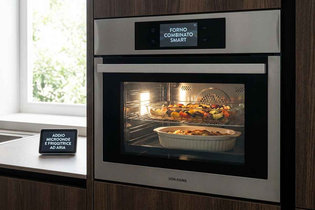 Un elettrodomestico innovativo che combina forno, aria calda e cotture avanzate.
