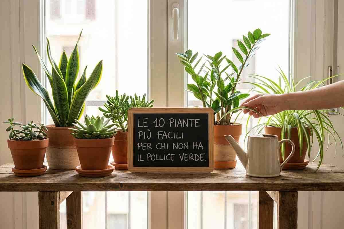 Pianta di pothos in un vaso su una mensola di legno.
