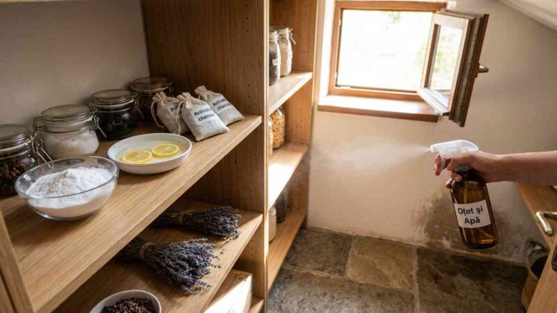 Soluzioni naturali per eliminare il cattivo odore di muffa in dispensa