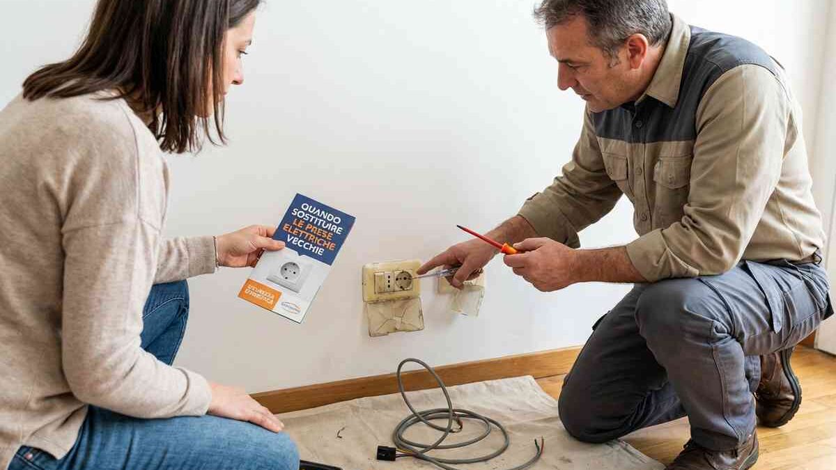 Quando sostituire le prese elettriche vecchie per evitare rischi in casa